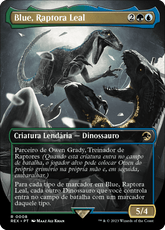 Blue, Raptora Leal / Blue, Loyal Raptor - Magic: The Gathering - MoxLand